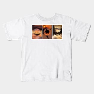 Orange, Marble World Kids T-Shirt